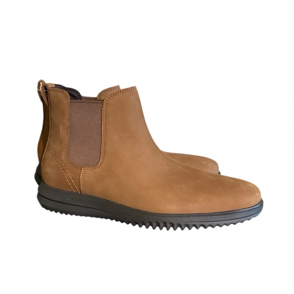 NEW Cole Haan Grand+ Men's Chelsea Boots color Lumber/Java size 11.5